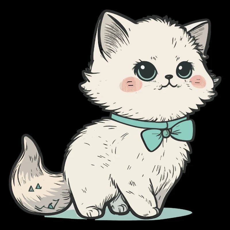 Das elegante Kätzchen