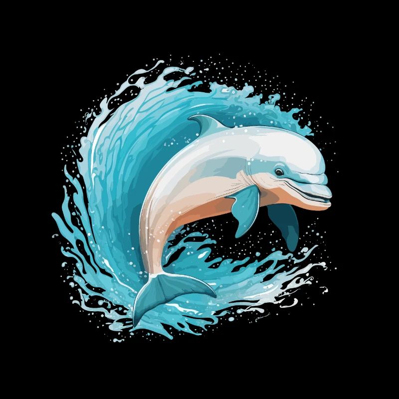 Verspielter Delfin