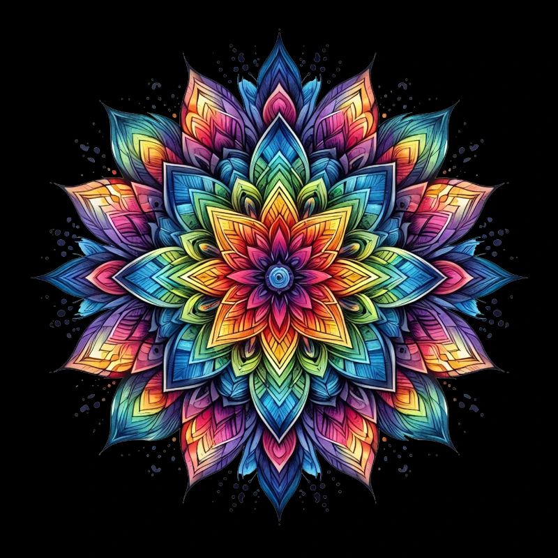 Mandala Harmony rainbow
