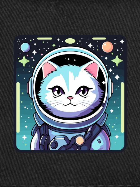 Illustration de chat astronaute