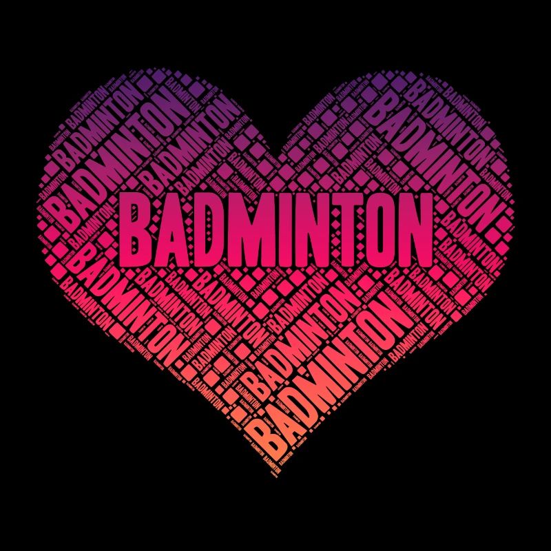 Badminton Herz