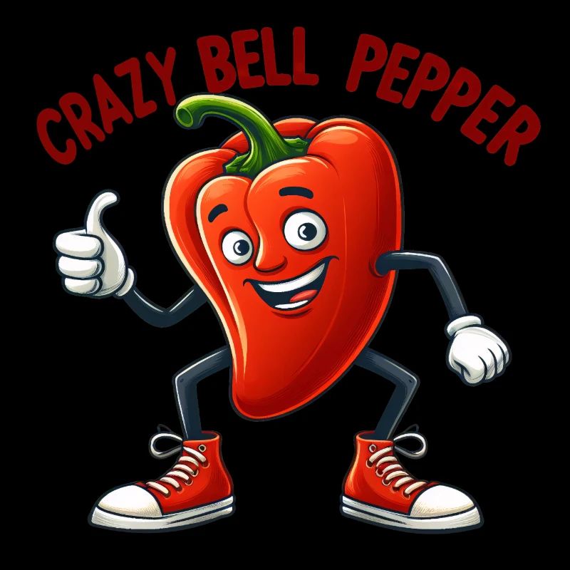 Crazy Veggies: Bell Pepper With Thumbs Up