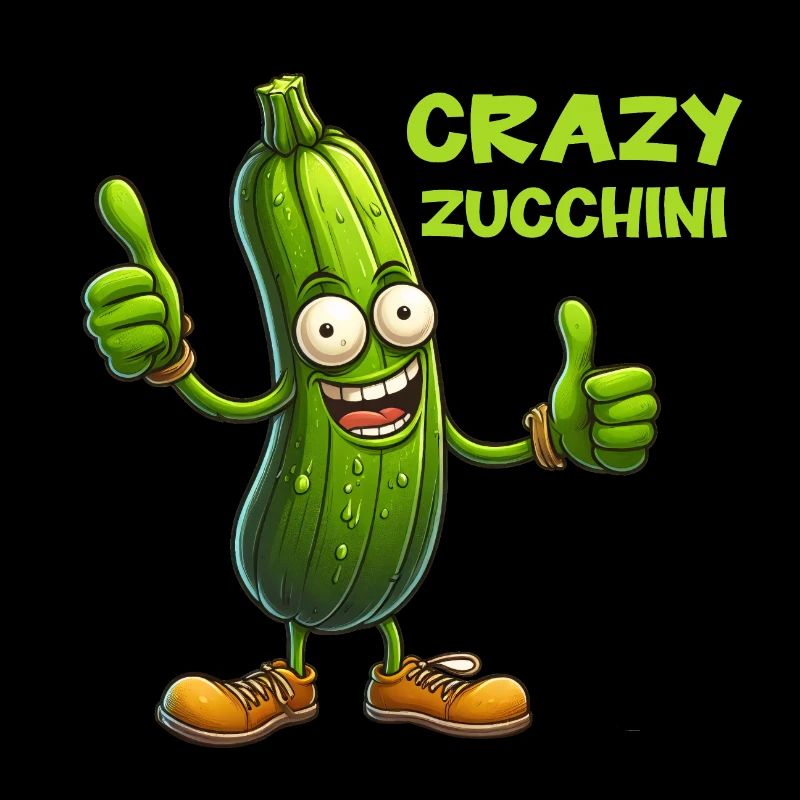 Crazy Veggies: Zucchini Thumbs Up