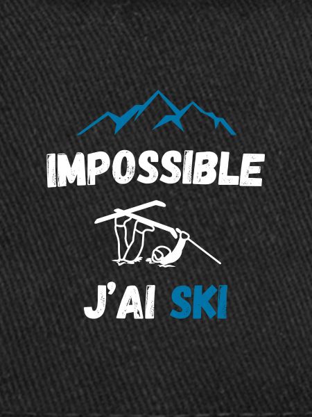 Impossible j'ai ski