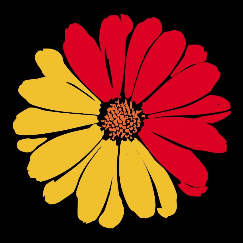 Motif Fleur Années 70
