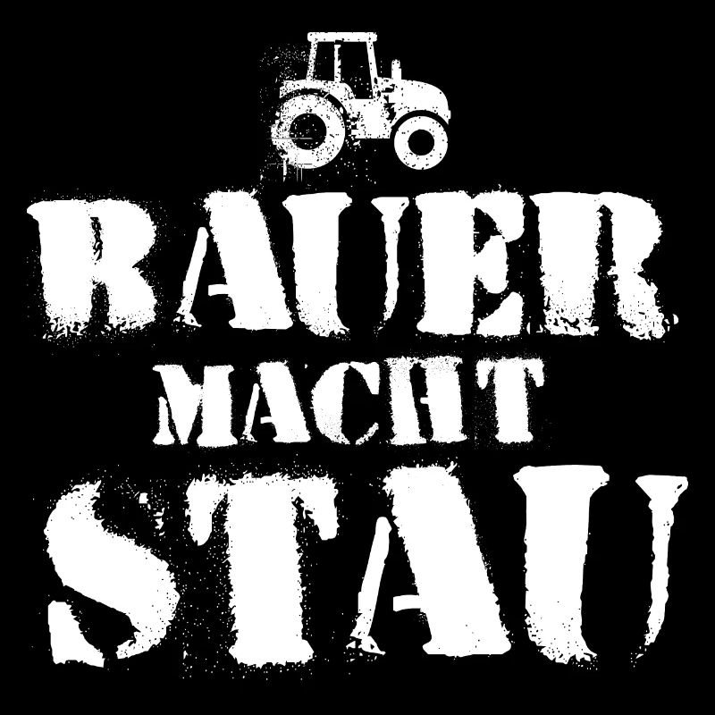 Bauer macht Stau - Bauernprotest