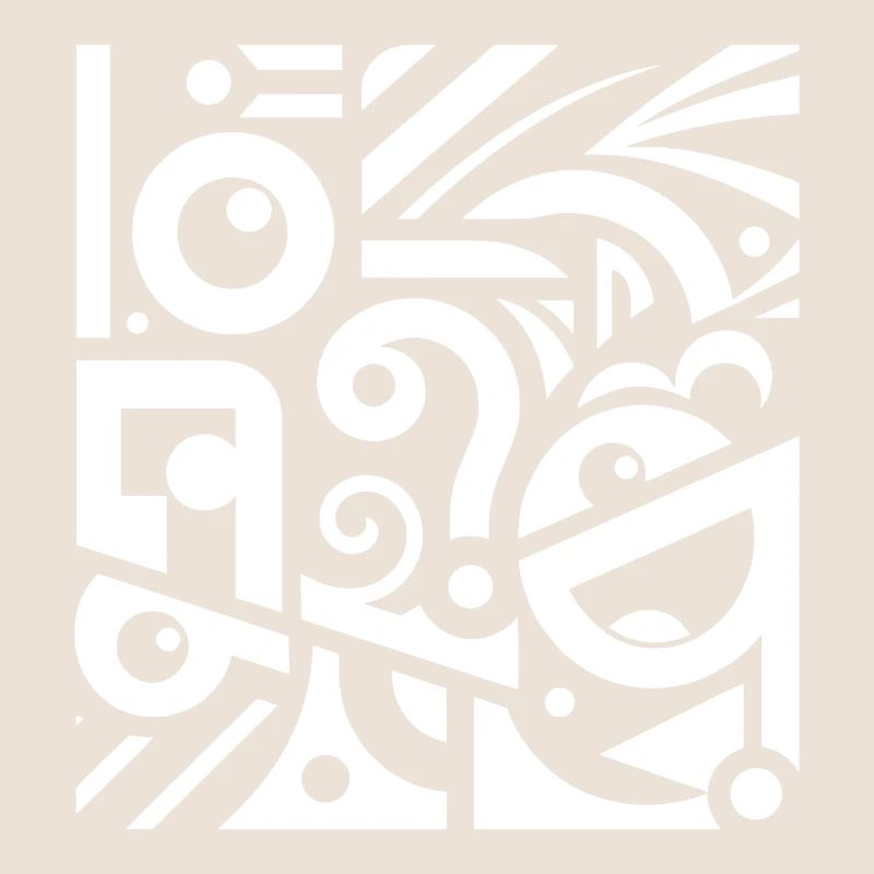 Black and White Swirl Pattern