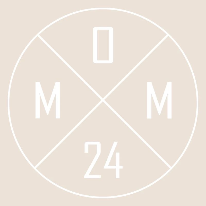 Maman 24 cercle Croix Design