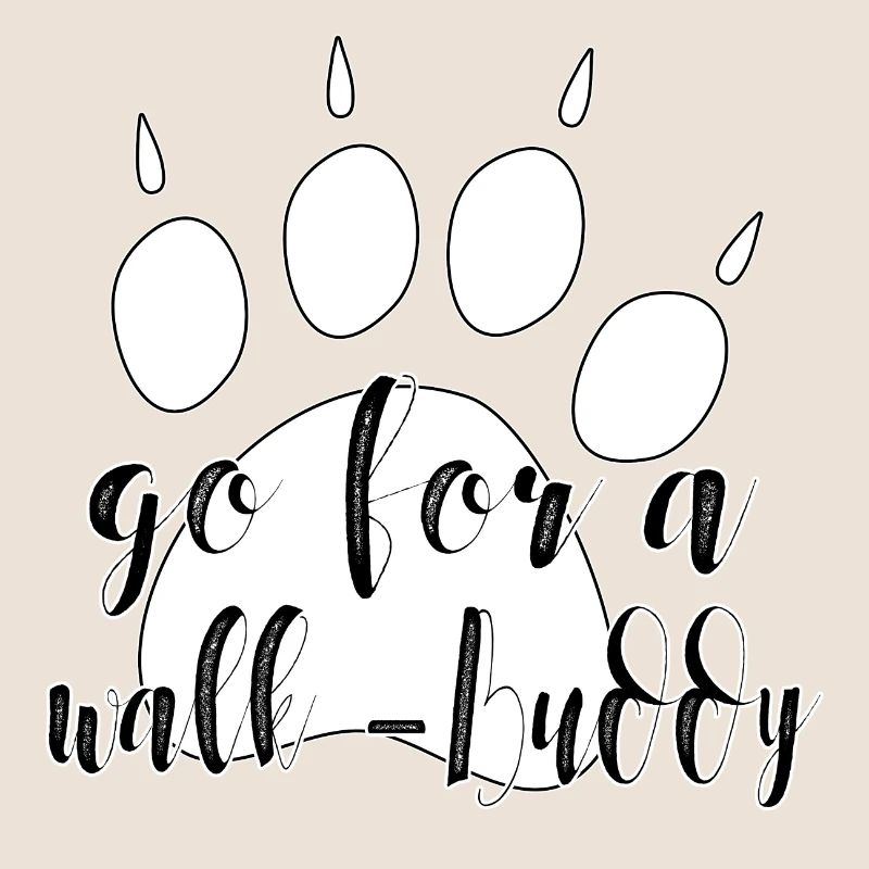 Go for a Walk Buddy – Conception de chien