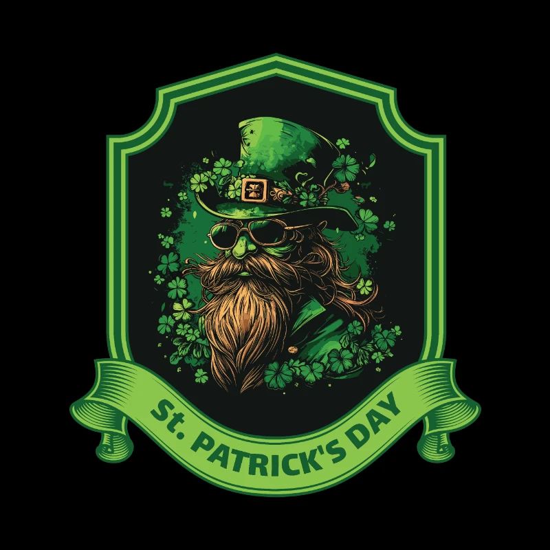 St. Patrick's Day Hipster Beard