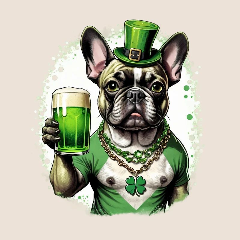 Bouledogue français de la Saint-Patrick I St. Paddy’s