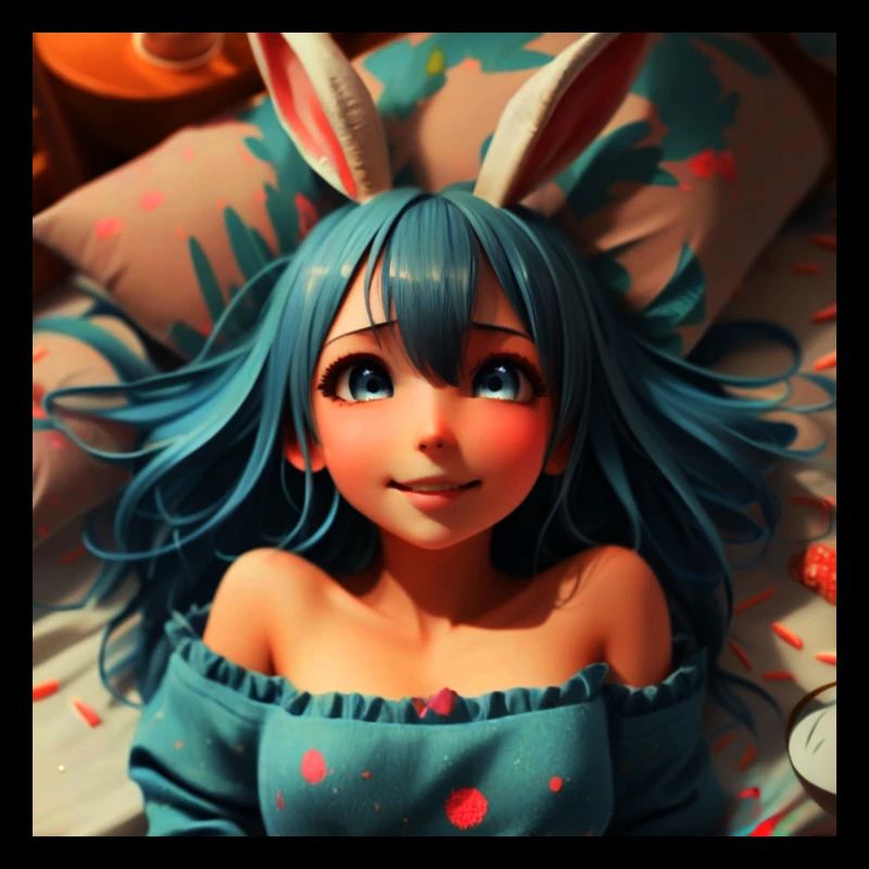 Cute Rabbit Lady