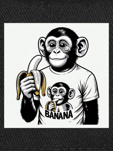 Un singe et sa banane