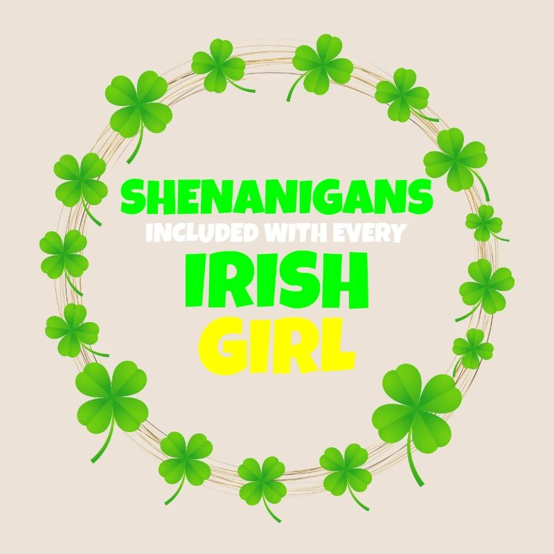 Schabernack inklusive: Irisches Mädchen St. Patrick's Day