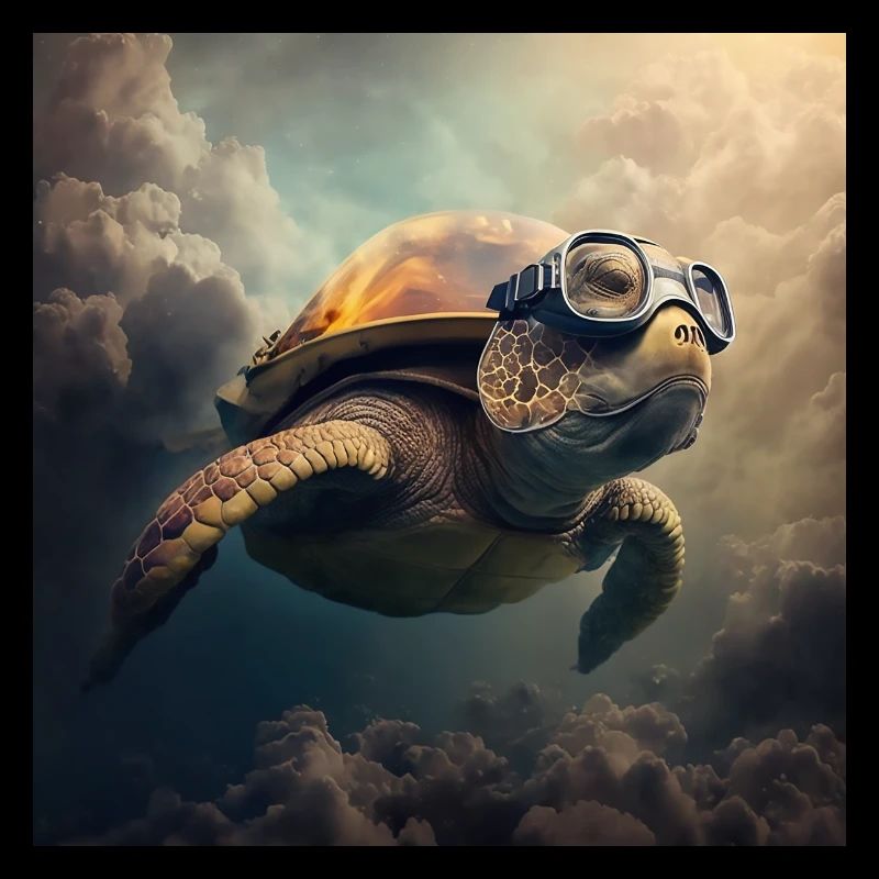 Fliegende Schildkröte