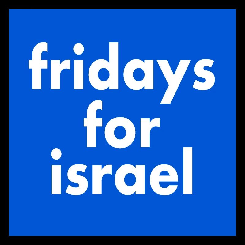 Fridays for israel