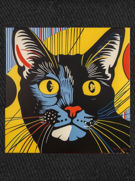 Cat, cat motif, comic
