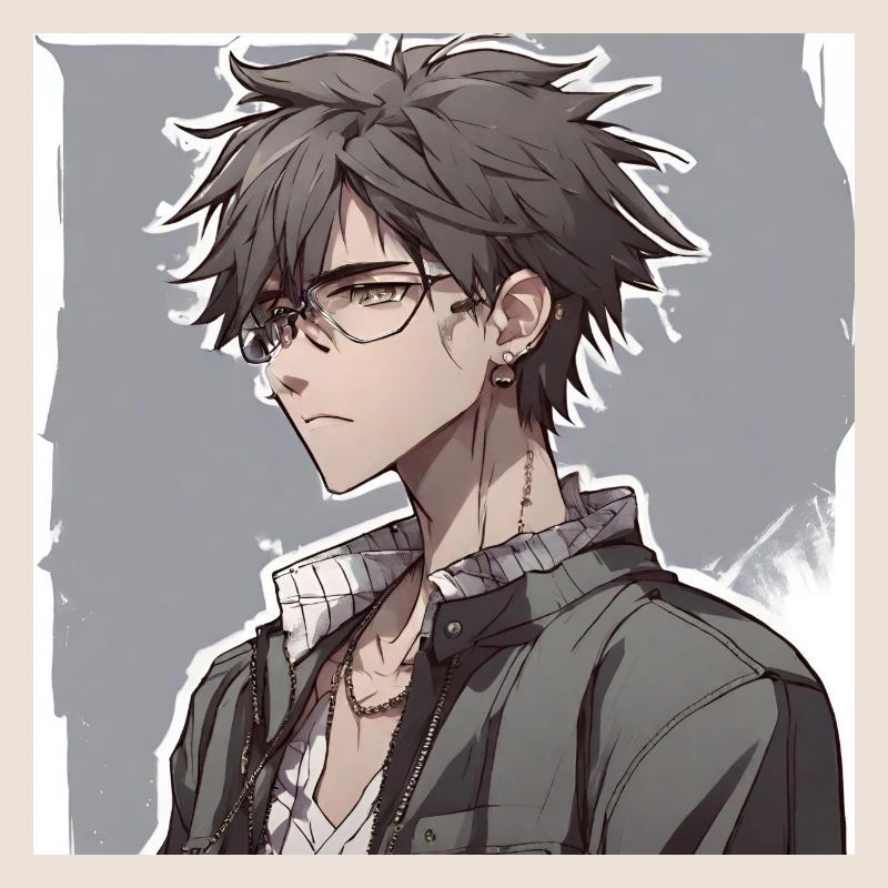 Anime cute boy