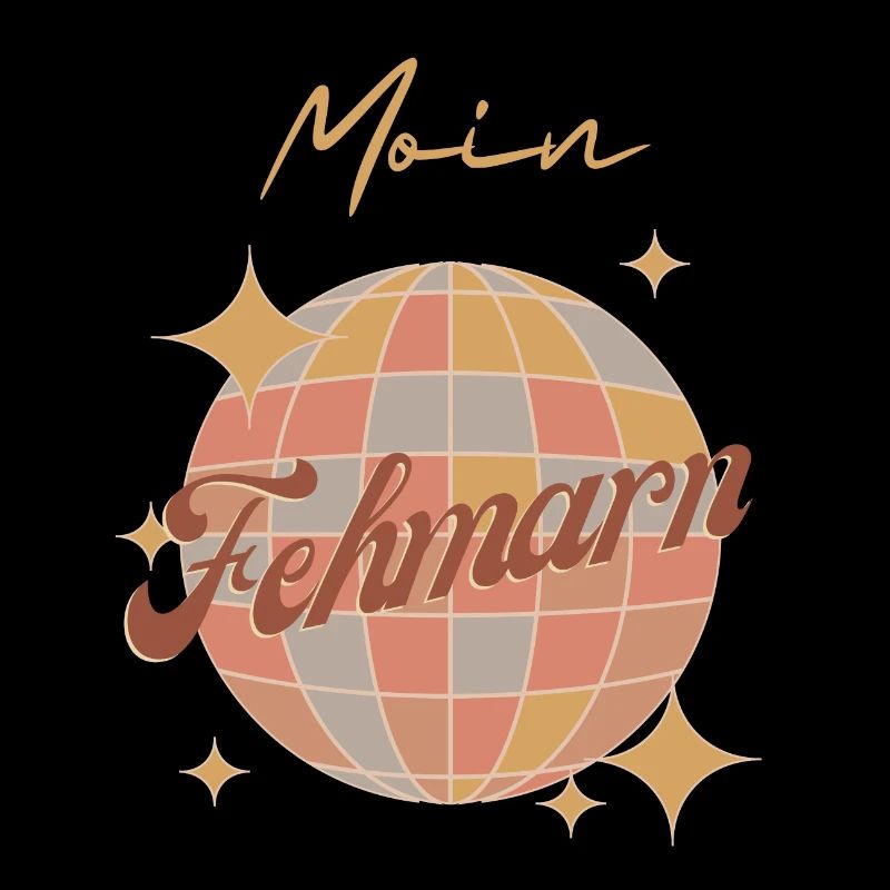 Moin Fehmarn Île de la mer Baltique Vacances Rétro Vintage