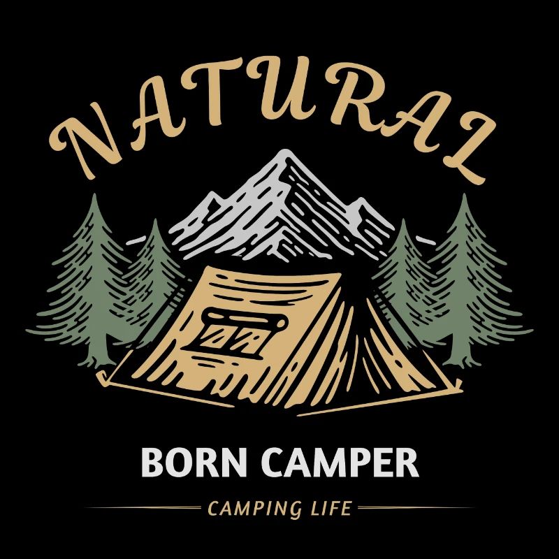 Campeur né Vie de camping