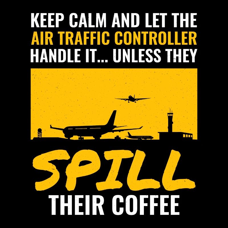Air Traffic Coffee Controller ATC Aviation Humor