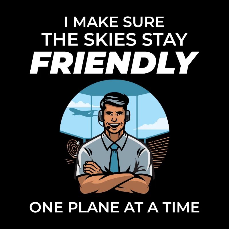 Fluglotse ATC Aviation Humor Flugzeug