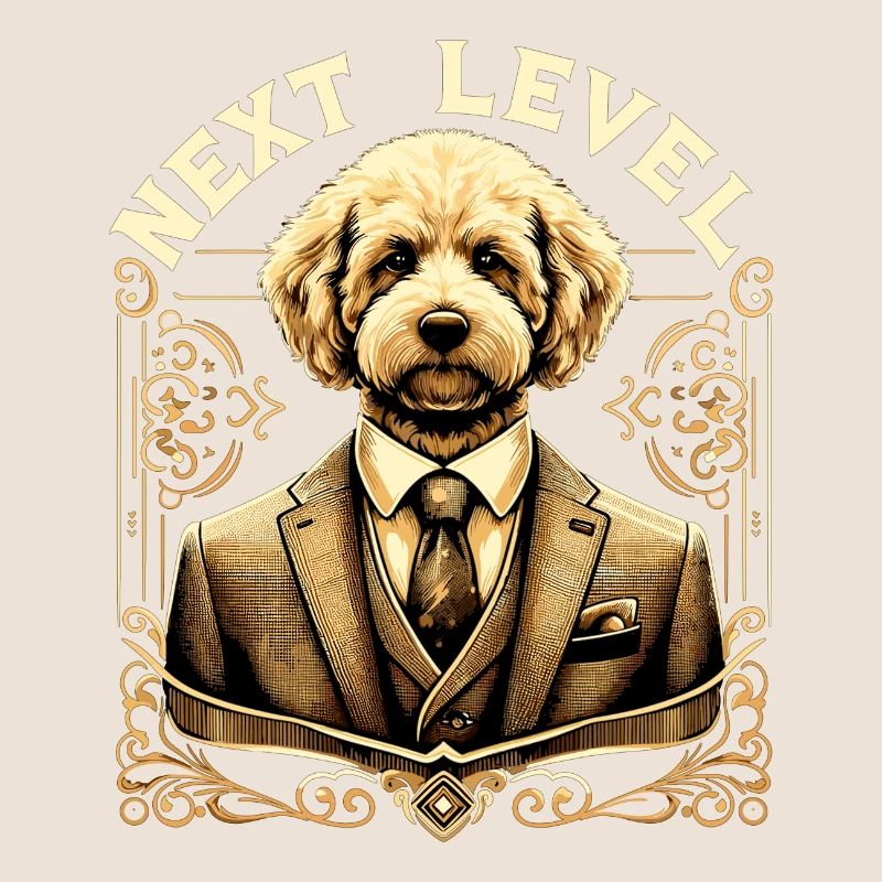 Goldendoodle Hund Next Level Anzug Geschenk