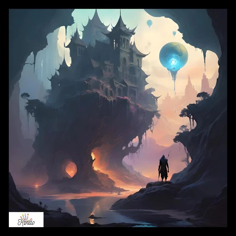 Fantasy castle dreamscape