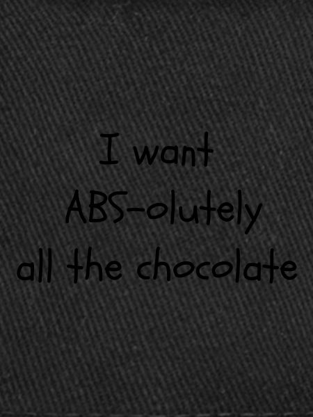 Funny abs & chocolate