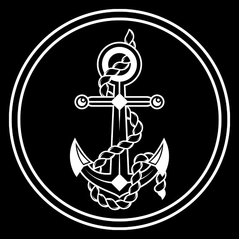 Signe de symbole d’ancre