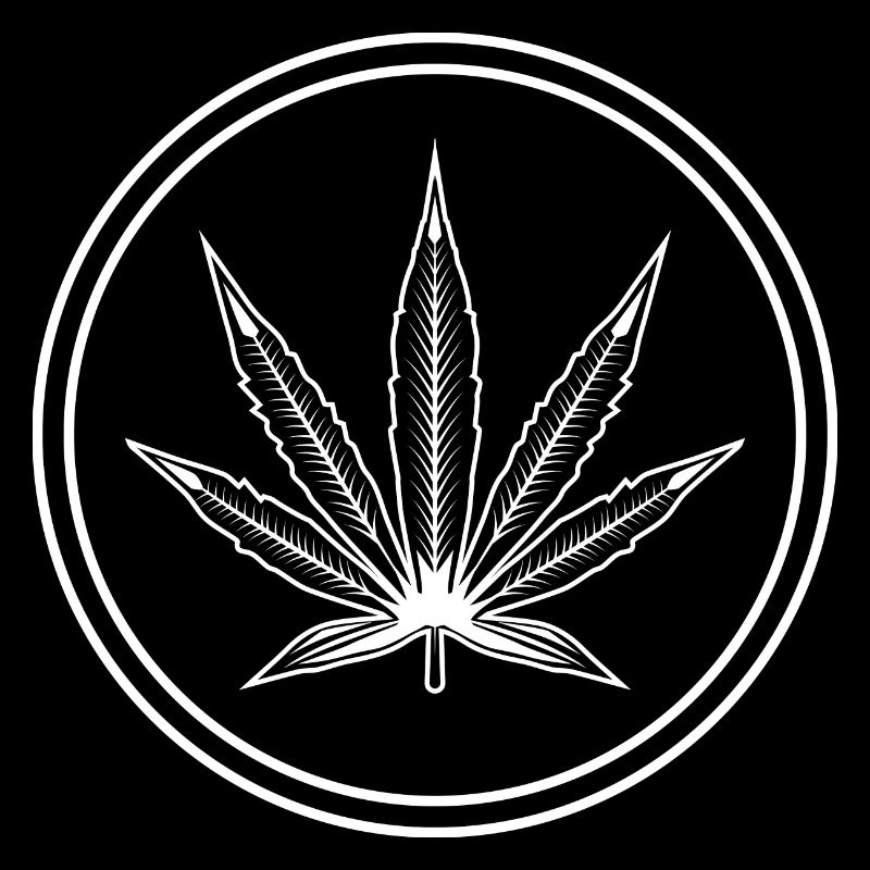 Hanf Blatt Symbol Cannabis