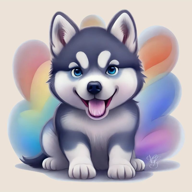 Chiot Husky Sibérien