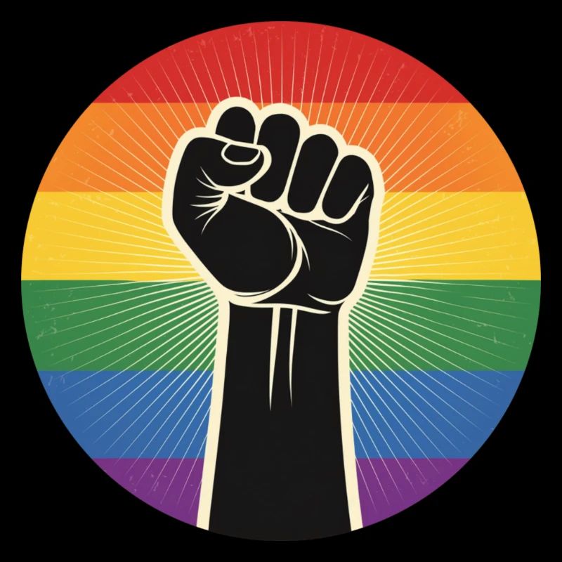 Poing des droits LGBTQ