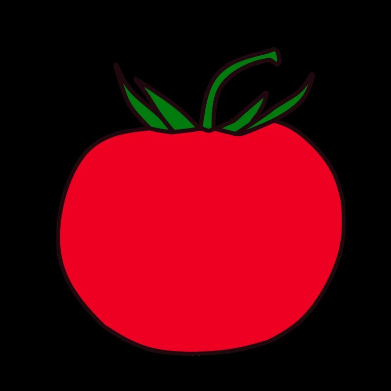 Cadeau minimaliste de design de tomate