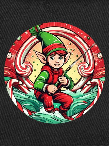 Christmas Elf Fishing