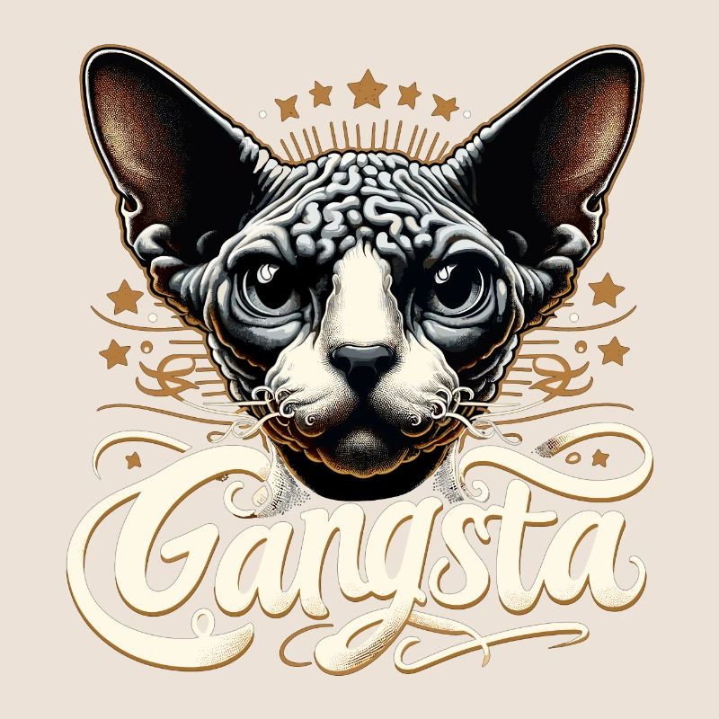 Cornish Rex Gangsta Hip Hop Chat Cadeau