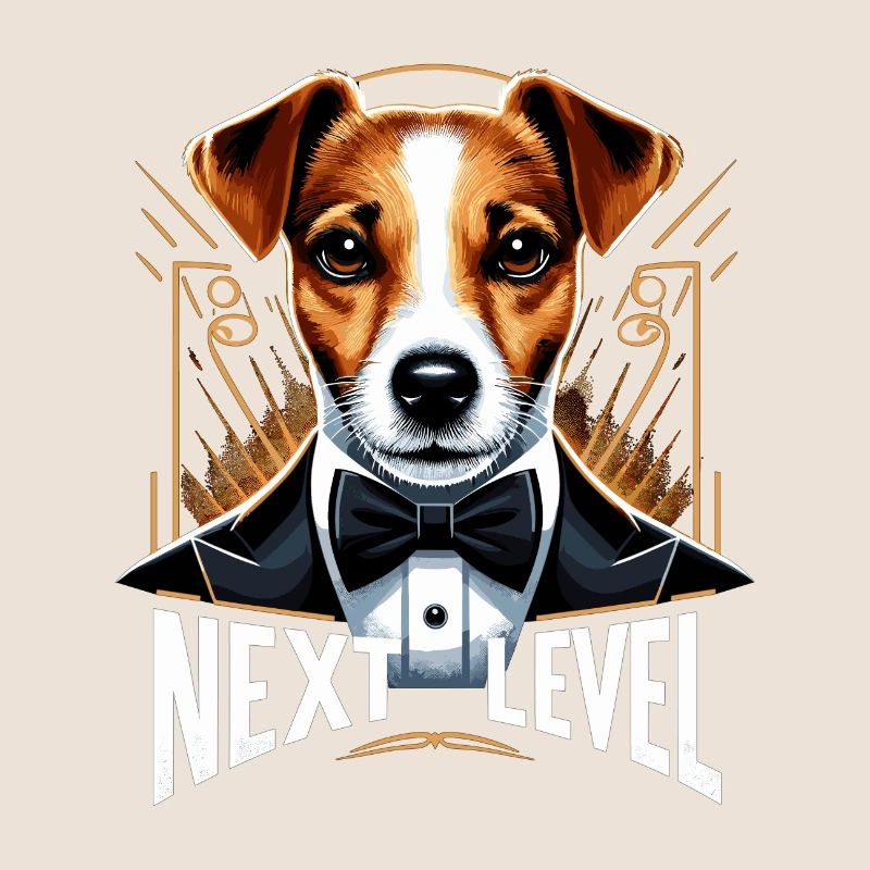 Jack Russell Terrier Smoking Next Level Geschenk