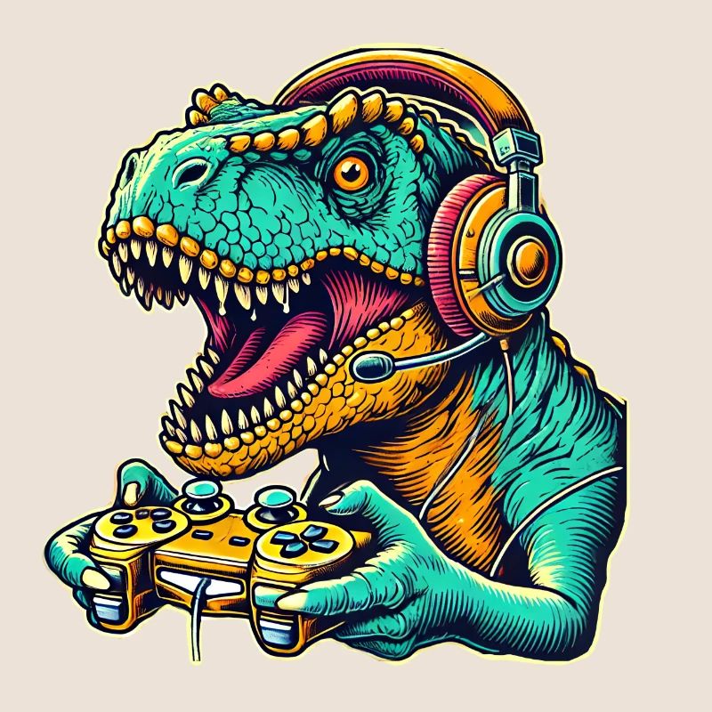T Rex Dinosaurier Gaming