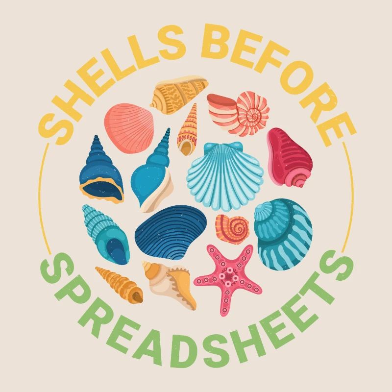 Seashells Collector Beachcomber Sea Shell Ocean