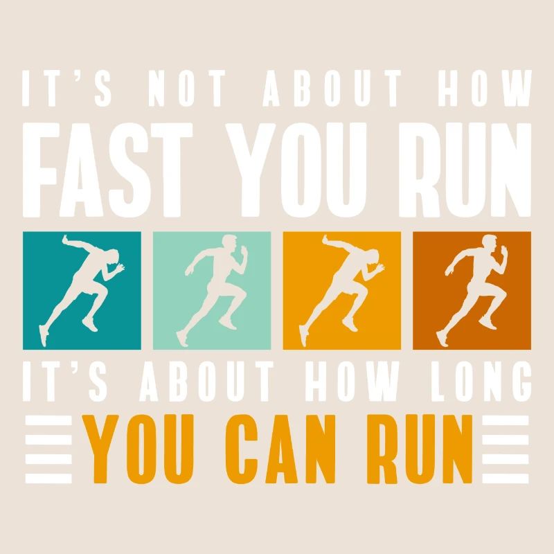 Marathon runner sprinter