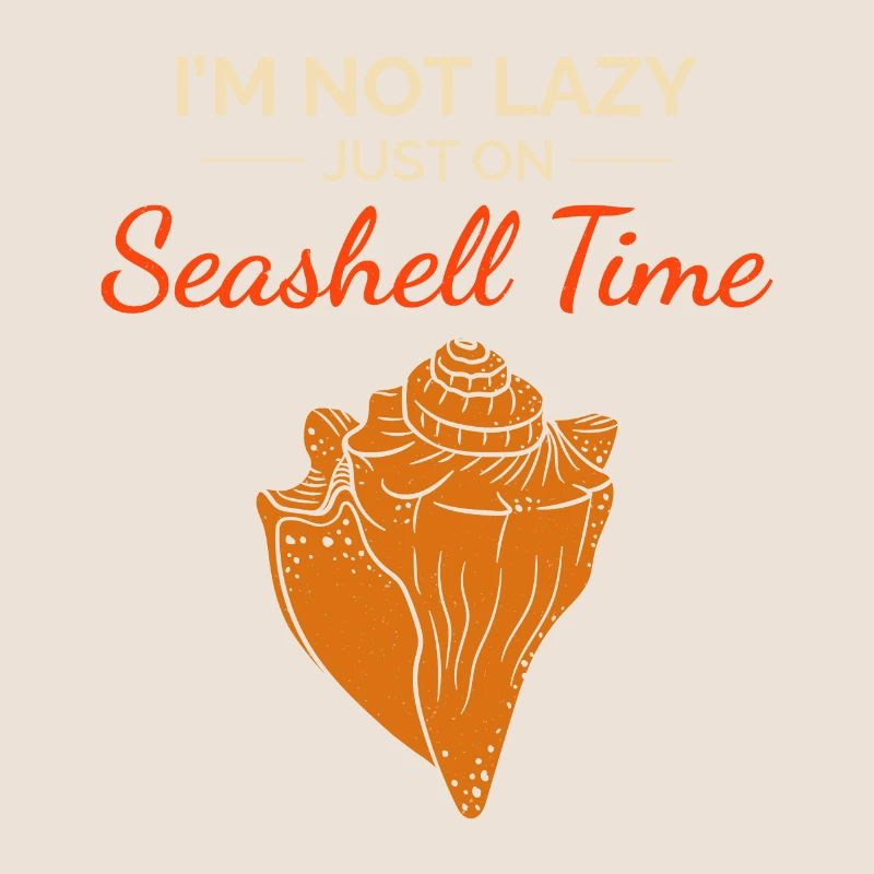 Conch Seashells Collector Beachcomber Sea Shell