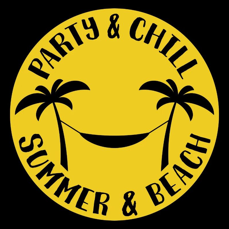 Palmen Hängematte - Party & Chill, Summer & Beach