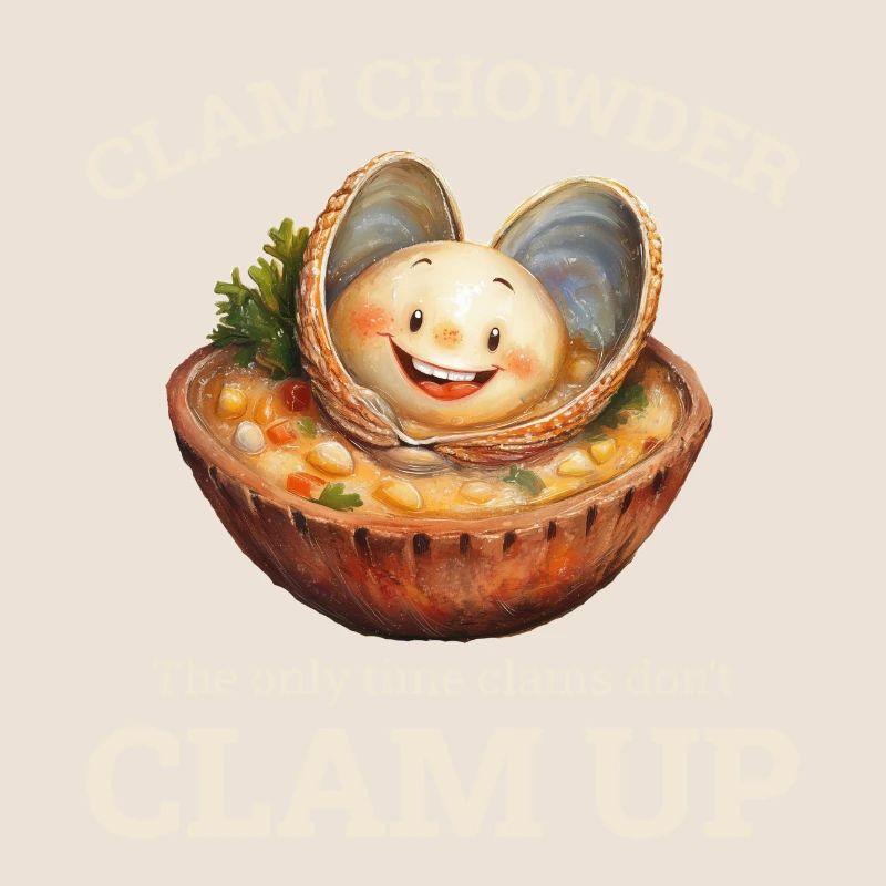 Clam Chowder Shellfish Hilarious Seafood Soup