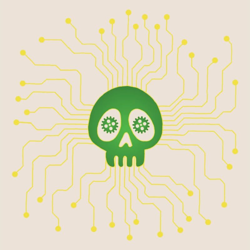 Microprocessor skull