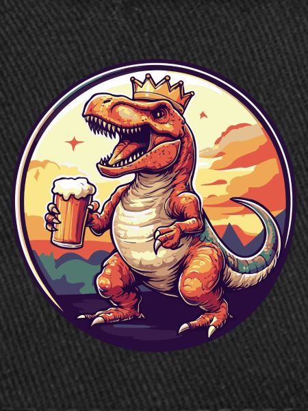 Dinosaur T-Rex Beer Comic