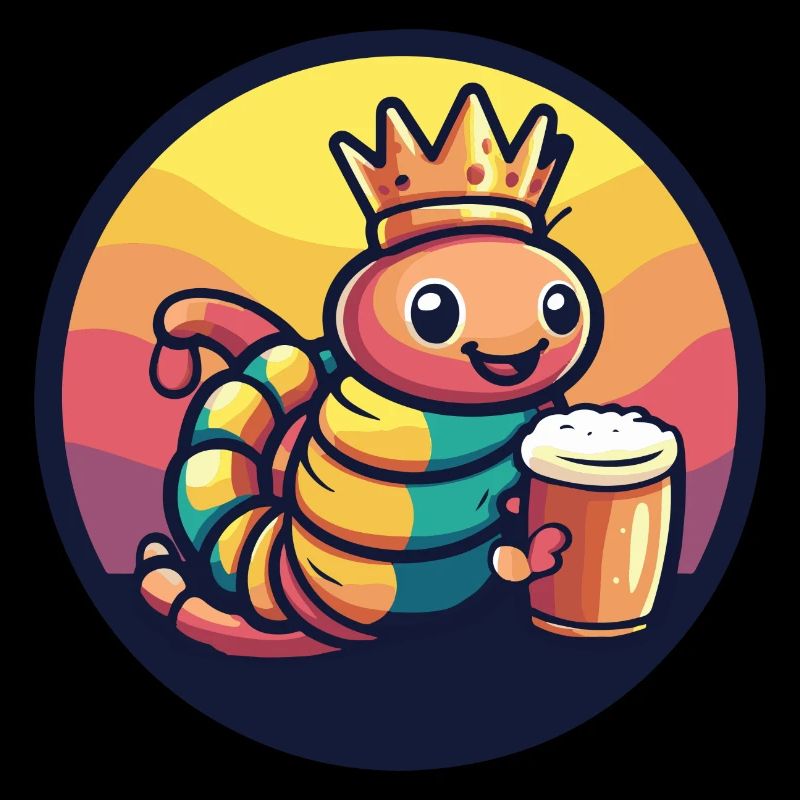 Worm Beer Comic