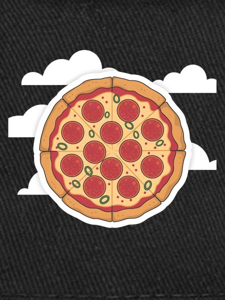 Pizza morceau de pizzeria