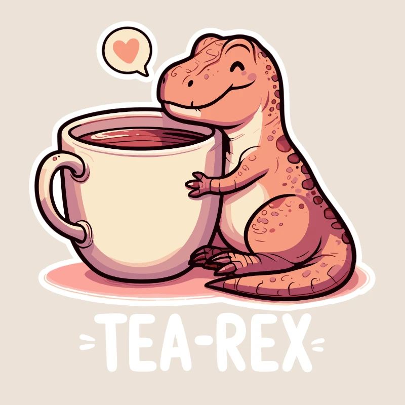 Thé Rex Thé Rex Cadeau de buveur de thé