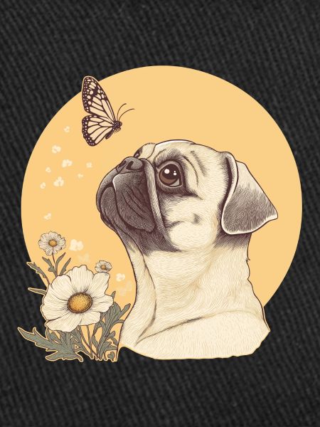 Carlin avec papillon