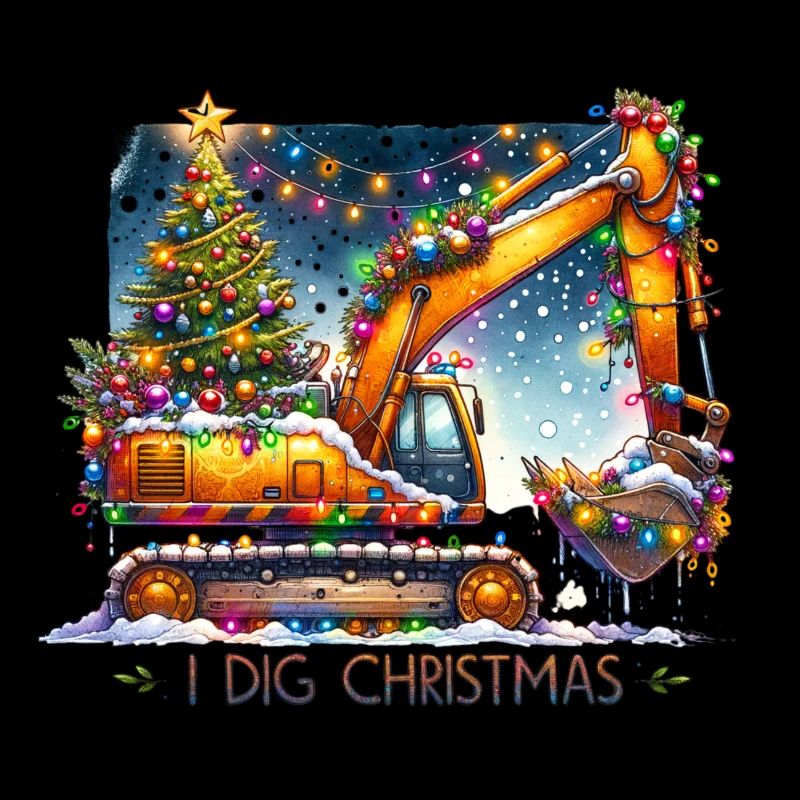 Bagger Bagger Weihnachten Bulldozer Weihnachtsgeschenk